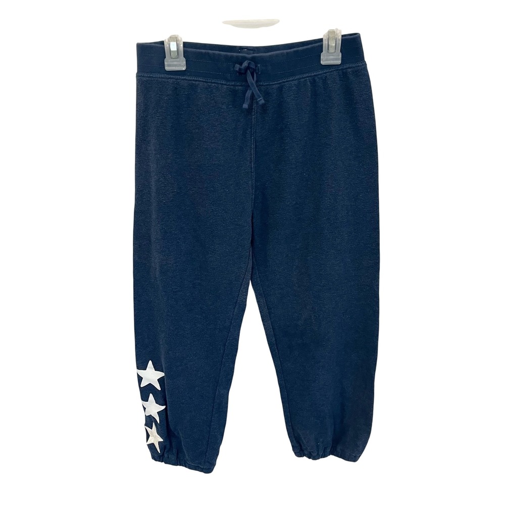 Polo Ralph Lauren Kids Navy‎ Blue Star Terry Cloth Jogger Pants Size Large 12-14